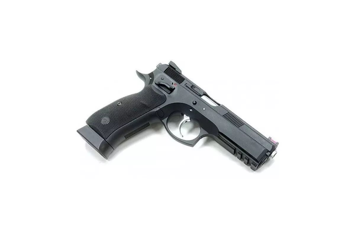 Pistolet CZ 75 CZ75 SP-01 Shadow GBB CO2 Blowback Full Metal Noir 4.5mm 