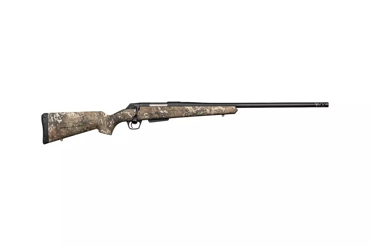 Carabine Winchester XPR STRATA Camo canon fileté + frein de bouche 