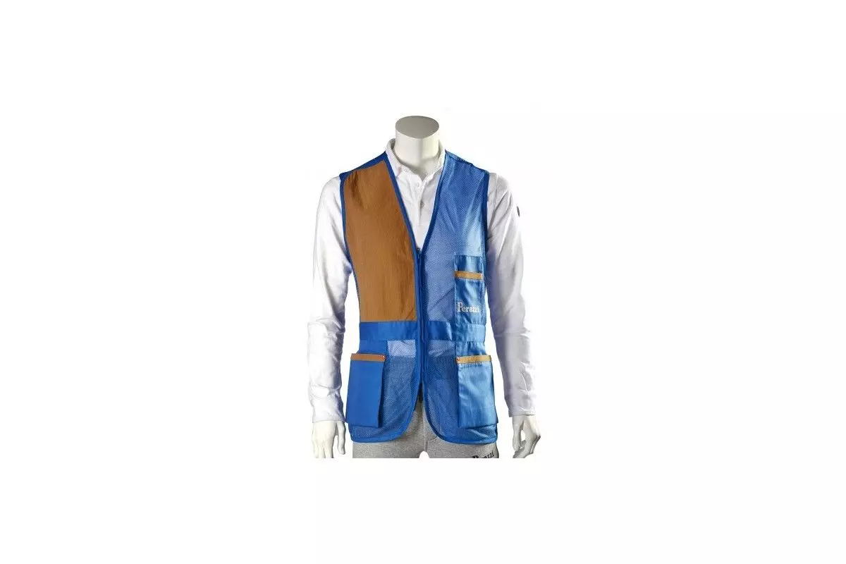 Gilet De Tir Perazzi Bleu Azur 