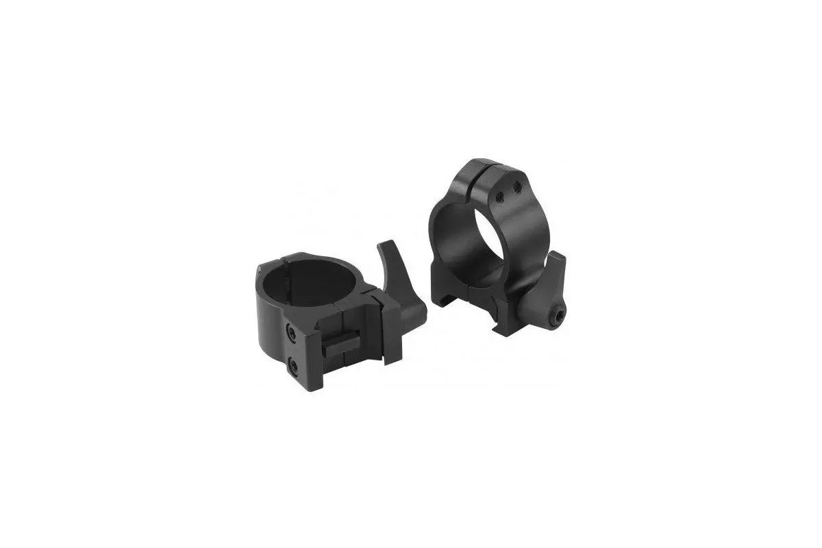 Colliers Warne QD 30 mm amovibles acier pour CZ 550 et CZ 537 