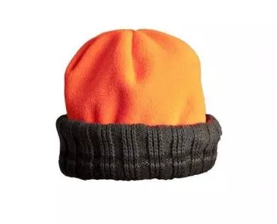 Bonnet Polarfleece Vert Orange reversible Browning 