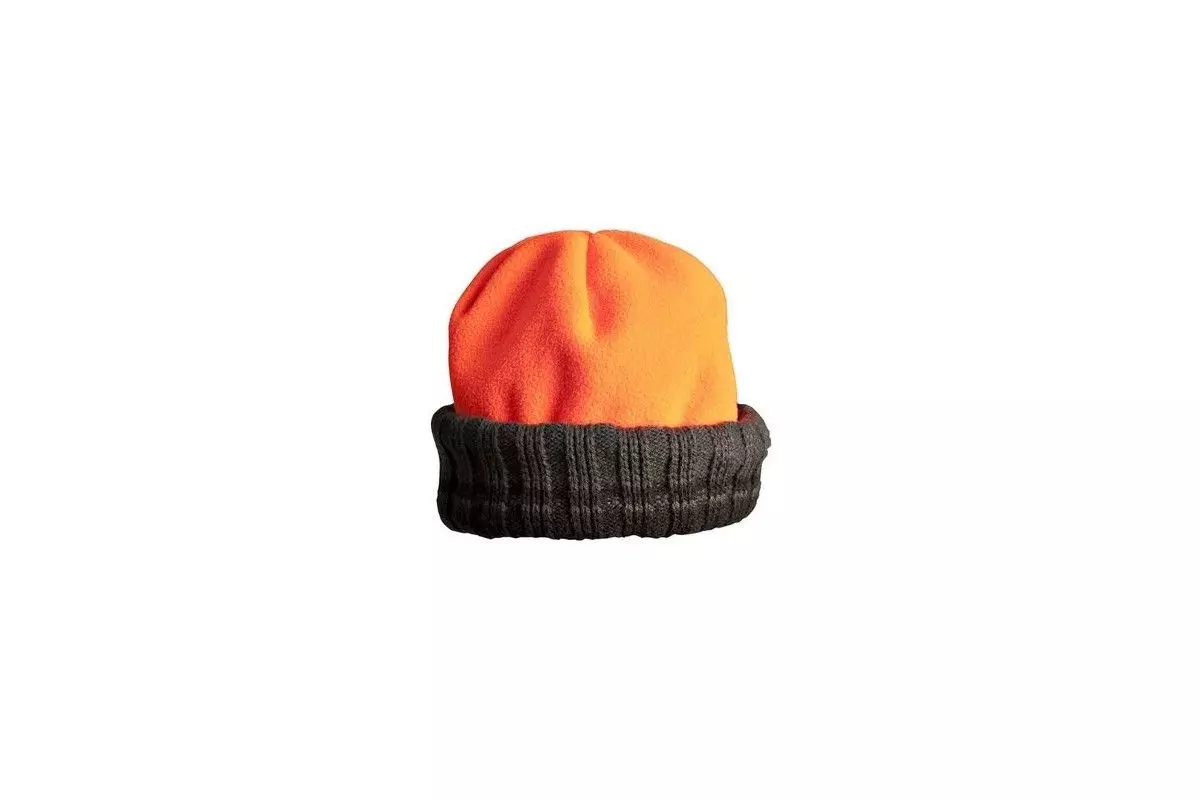 Bonnet Polarfleece Vert Orange reversible Browning 