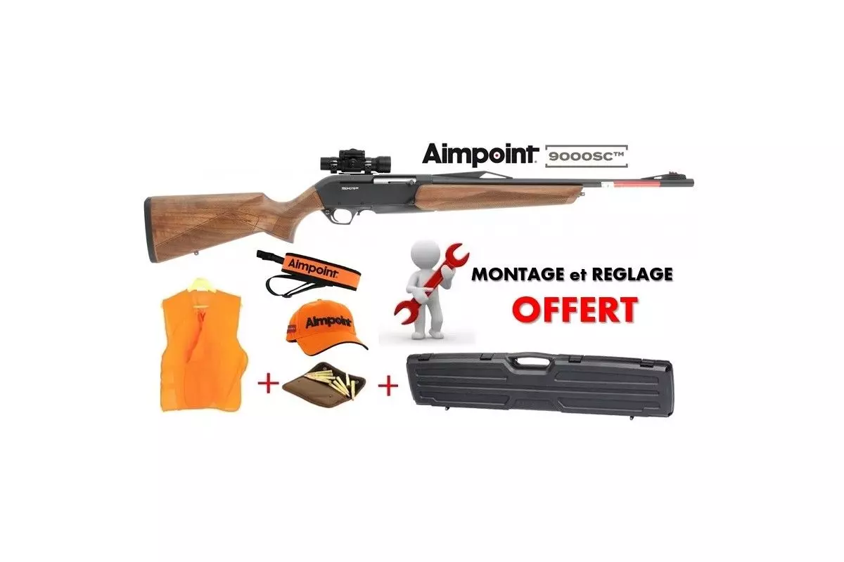 Pack Battue Carabine semi-automatique Winchester SXR 2 + Aimpoint 9000SC 