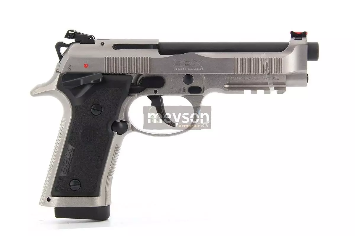 Pistolet semi-automatique Beretta 92X Inox calibre 9x19 