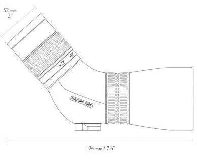Longue-vue Hawke Nature-Trek 9-27x56 coudée 