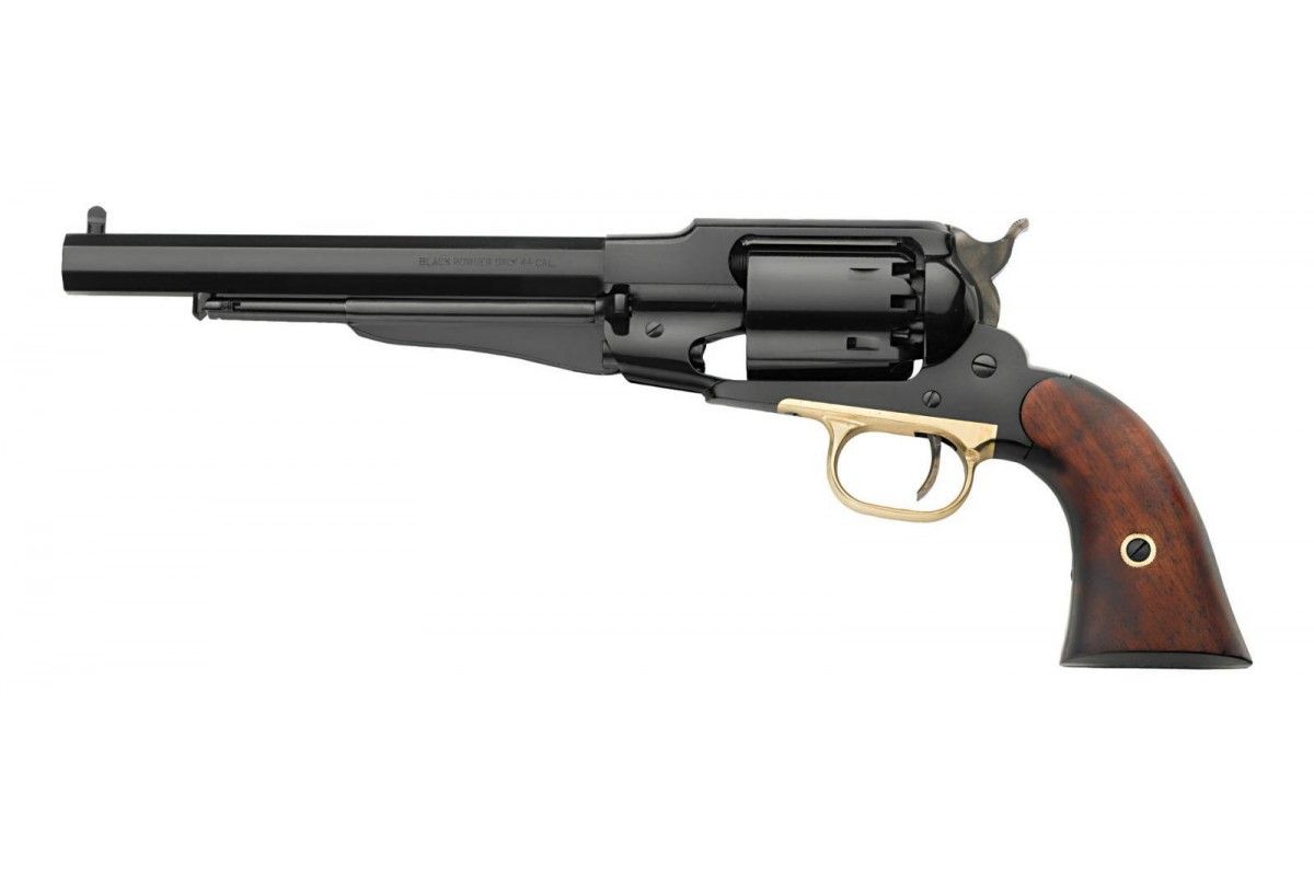 Remington 1858 Inox brossé - Revolver Poudre Noire Cal. 44 - Pietta