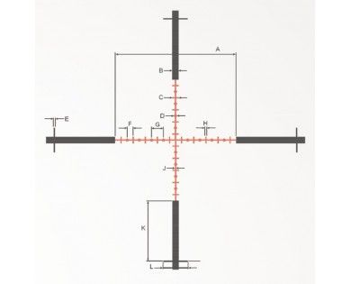 Lunette de tir Steiner Military 5-25x56 diamètre 34 mm - rét