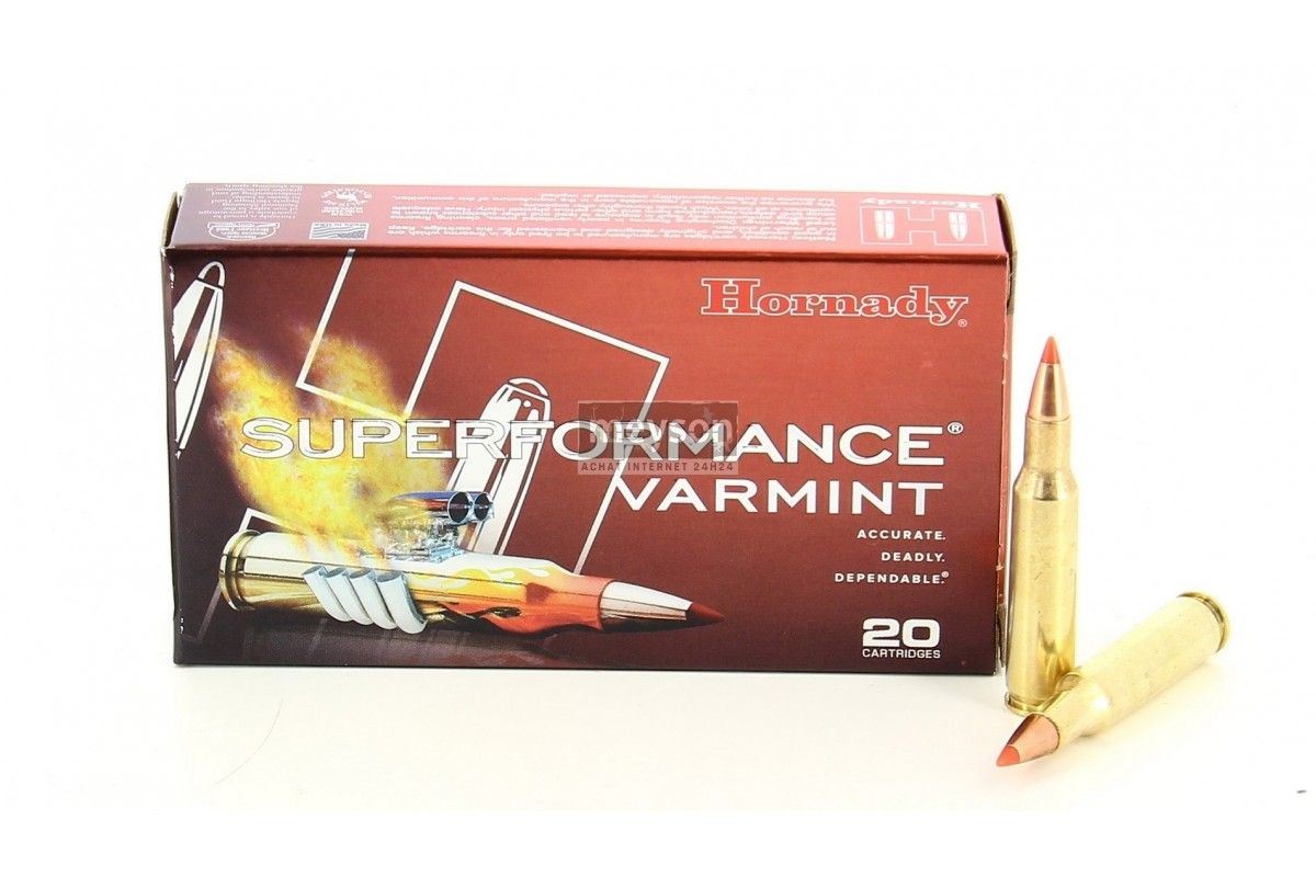 Cartouches 222 Rem 50 gr V-MAX Superformance Hornady 