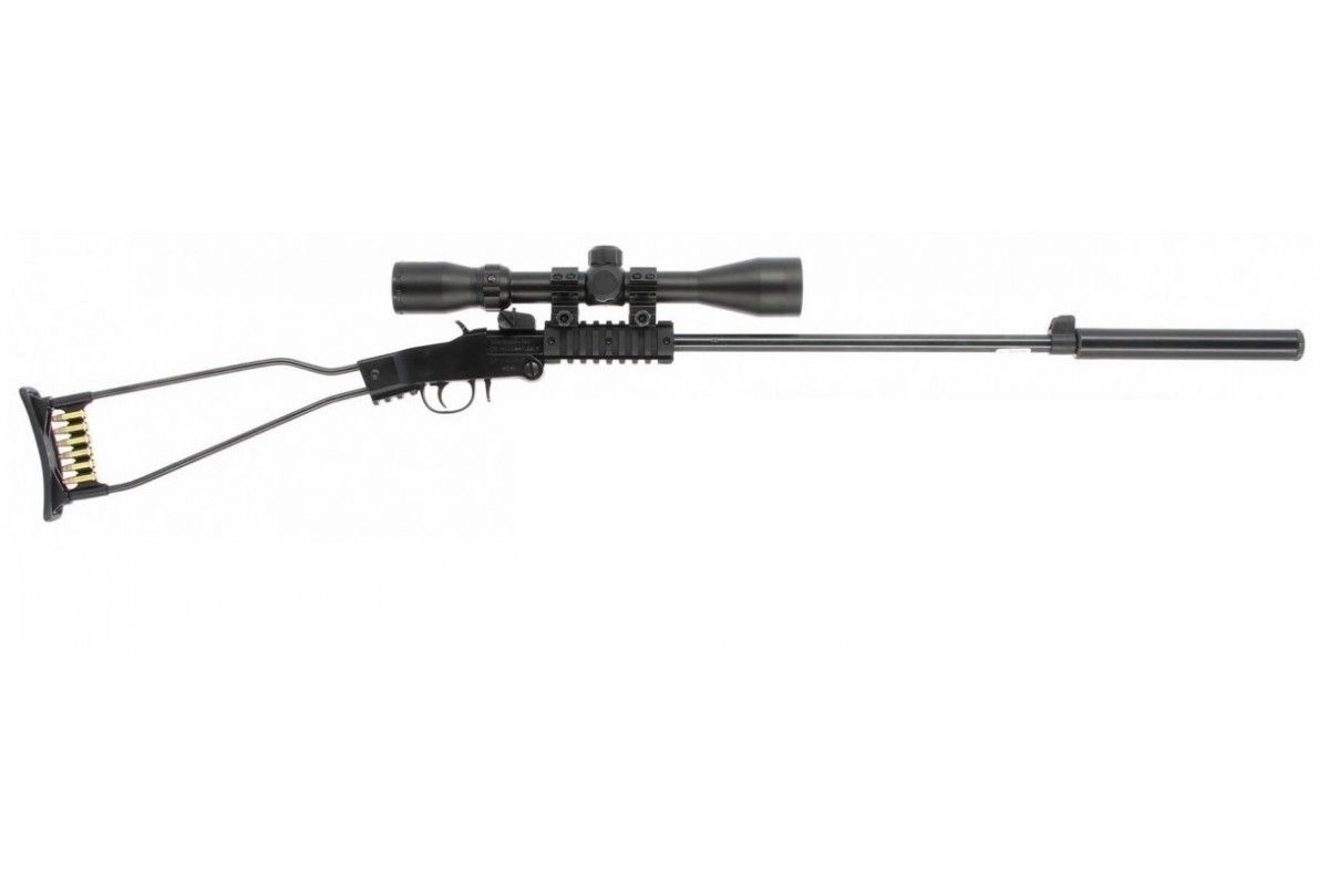 Carabine 22-Pack 22lr+lunette de tir+silencieux SAVAGE - Les 3 cannes
