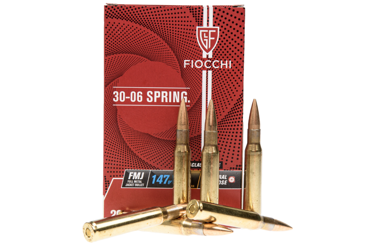 Munitions FIOCCHI calibre 30-06 147 grains FMJ avis, caracté...