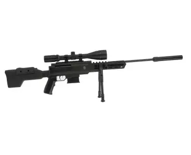 Carabine Black OPS Sniper Tactical 4,5mm 19.9 joules Power Piston + Lunette 6-24x50 avis, caractéristiques, performances