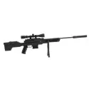 Carabine Black OPS Sniper Tactical 4,5mm 19.9 joules Power Piston + Lunette 3-9x40 avis, caractéristiques, performances