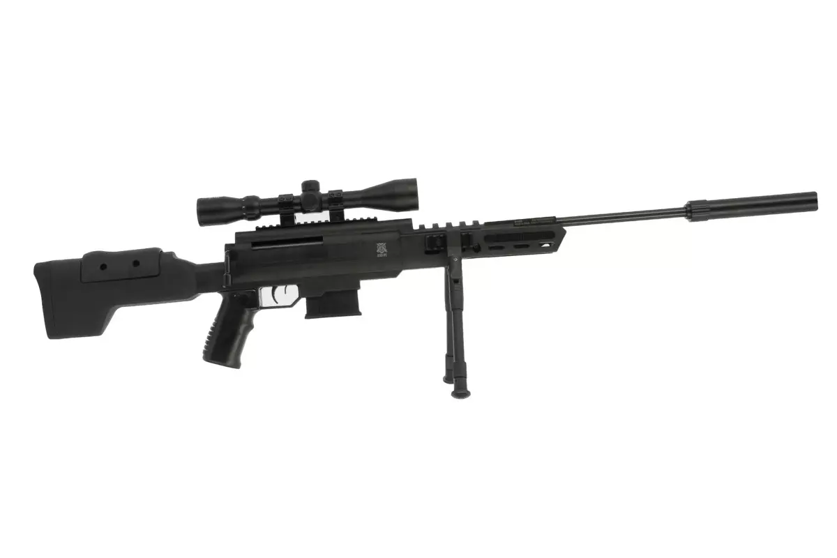 Carabine Black OPS Sniper Tactical 4,5mm 19.9 joules Power Piston + Lunette 3-9x40 avis, caractéristiques, performances