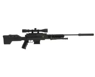 Carabine Black OPS Sniper Tactical 4,5mm 19.9 joules Power Piston + Lunette 3-9x40 avis, caractéristiques, performances