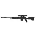 Carabine Black OPS Sniper Tactical 4,5mm 19.9 joules Power Piston + Lunette 3-9x40 avis, caractéristiques, performances