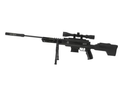 Carabine Black OPS Sniper Tactical 4,5mm 19.9 joules Power Piston + Lunette 3-9x40 avis, caractéristiques, performances