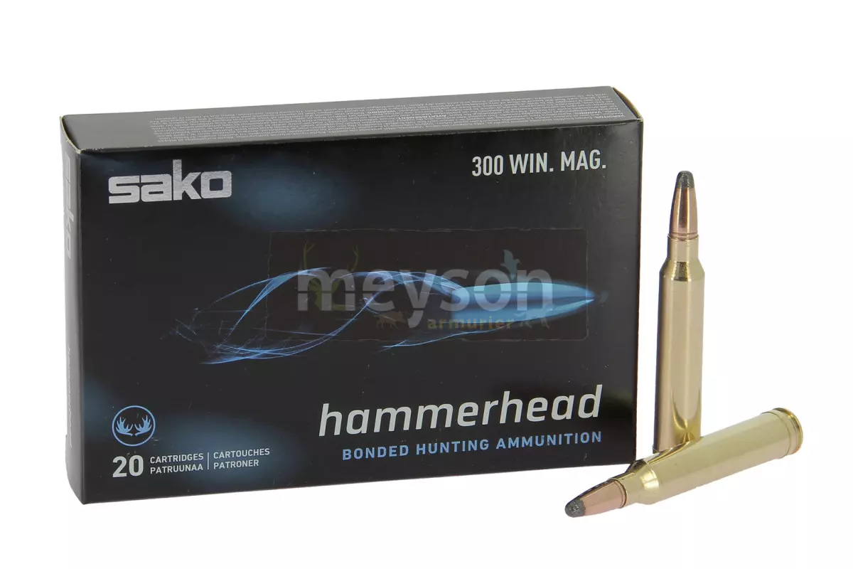 Munitions Sako Hammerhead calibre 300 Win Mag 220 grains x20