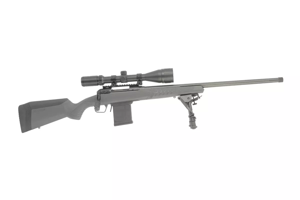 Carabine Savage 110 Tactical filetée 5/8x24'' Grise + Lunett...