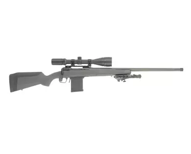 Carabine Savage 110 Tactical filetée 5/8x24'' Grise + Lunett...