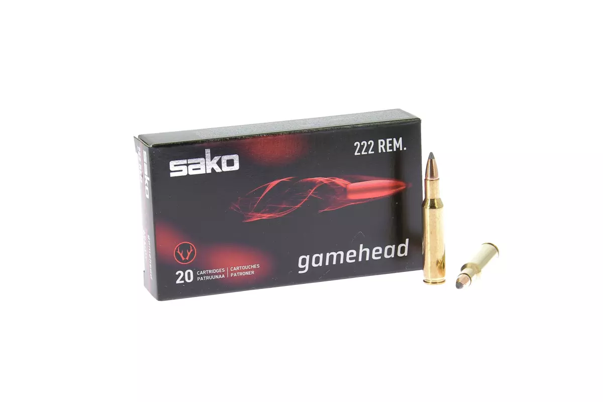 Munitions Sako 222 Rem Gamehead 55 Gr