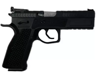 Pistolet PHOENIX Redback Gen2 acier noir SA/DA 4,5'' fibre o...