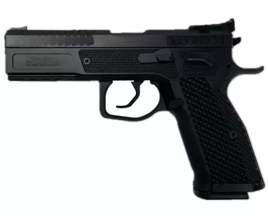 Pistolet PHOENIX Redback Gen2 acier noir SA/DA 4,5'' fibre o...