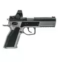 Pistolet PHOENIX Drake Production acier bi-ton SA/DA 5'' cal...