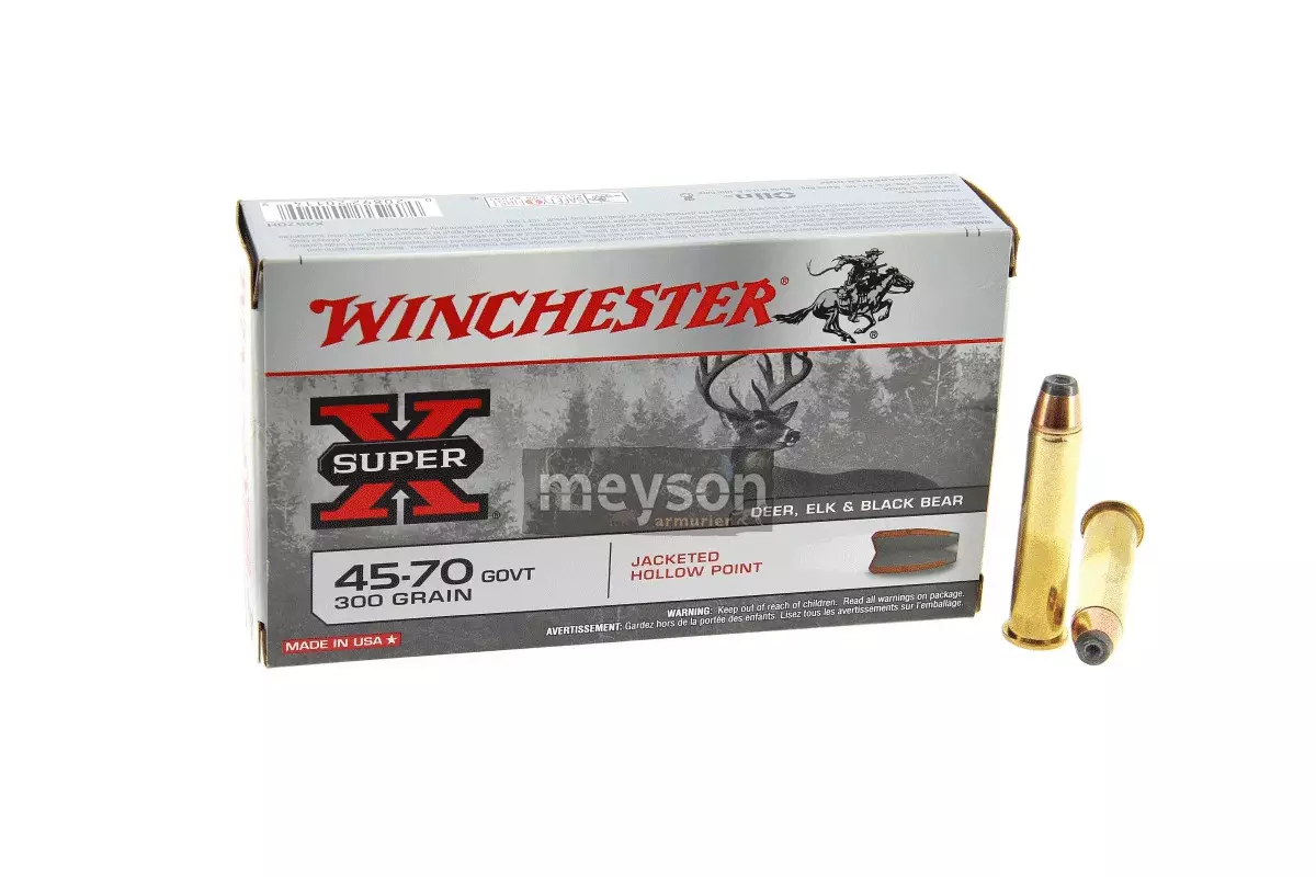 Munitions Winchester 45-70gvt Jacketed Hollow Point 300