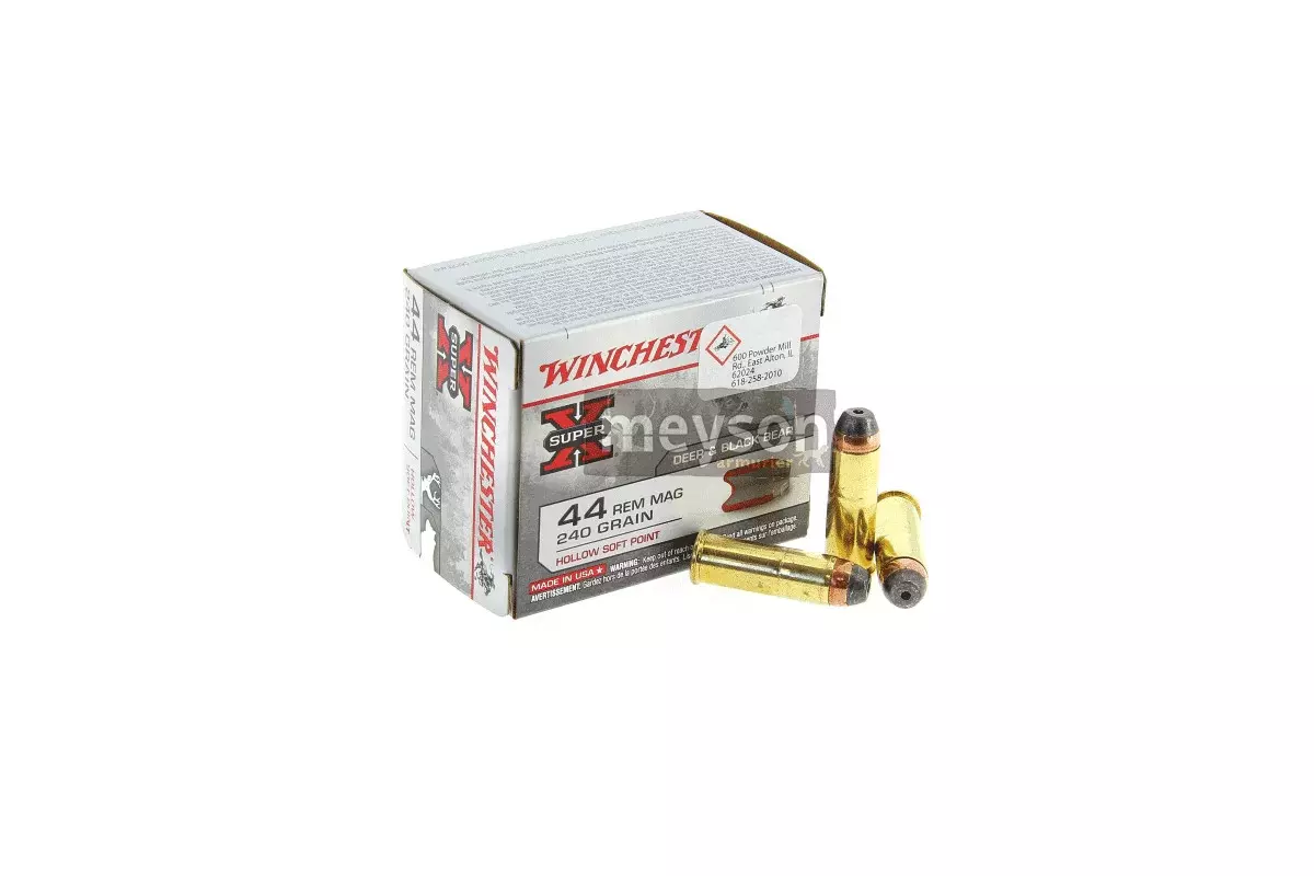 Munitions Winchester 44 Rem Mag Super X 240gr