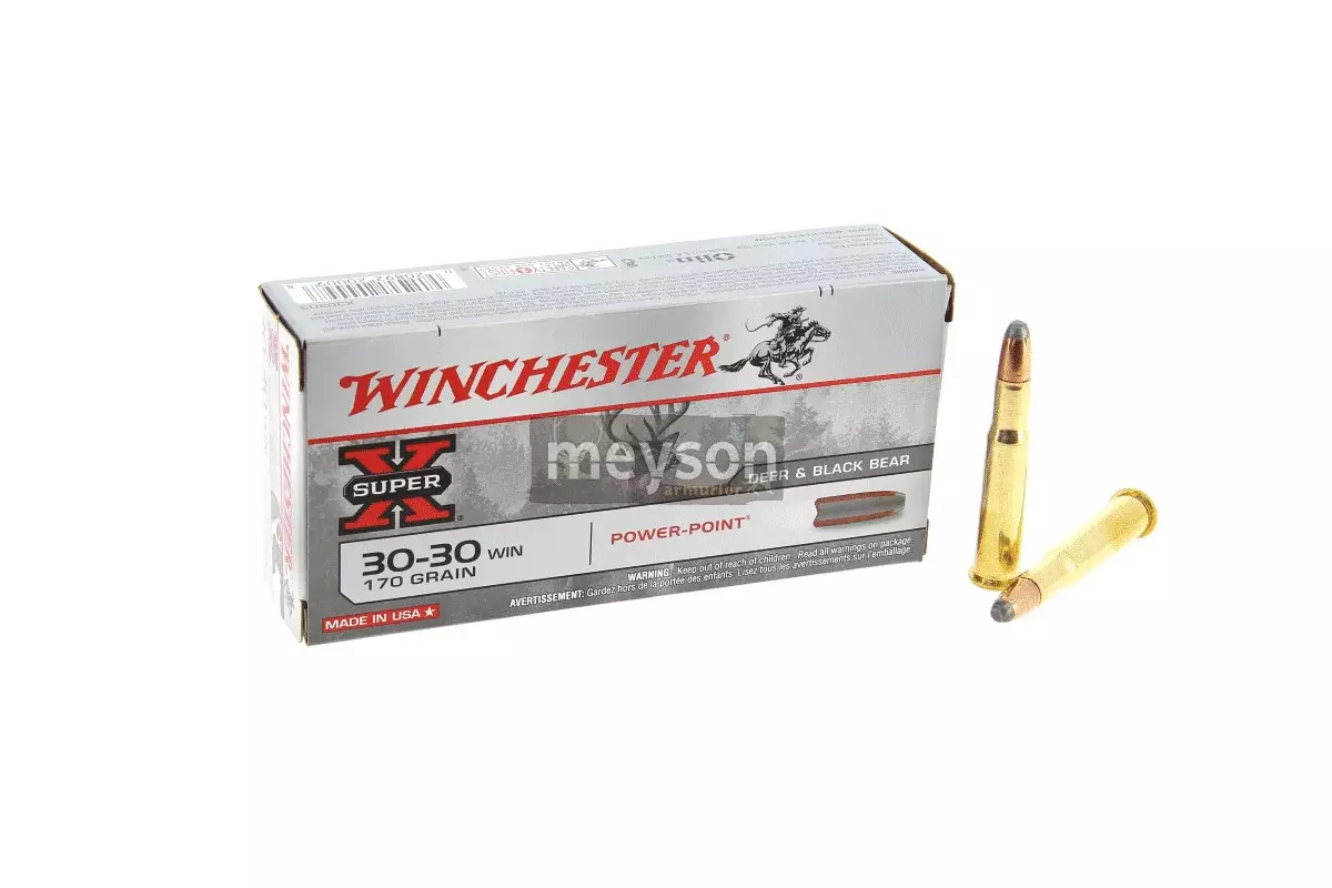 Winchester 30-30win Power-Point 170 Munitions