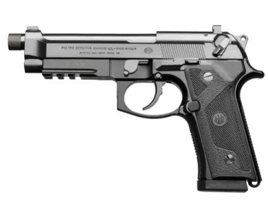 Pistolet BERETTA M9A3 Black Aqua Tek fileté calibre 9x19 avi...