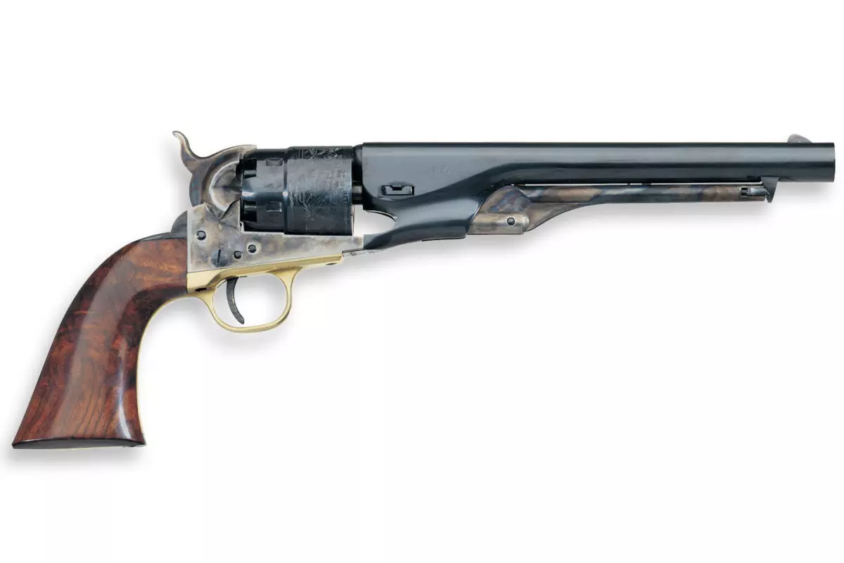 Revolver UBERTI 1860 Army 8'' finition bleuie calibre 44 avi...