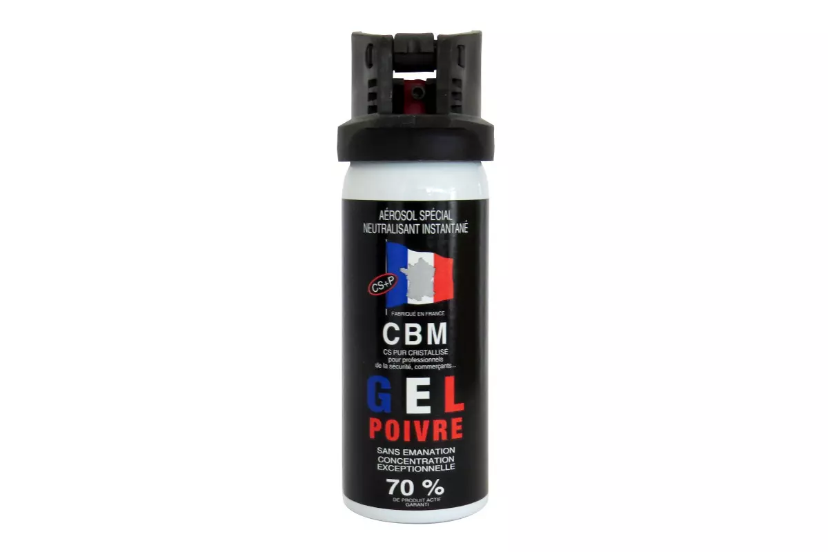 Bombe de défense GEL POIVRE 50 ML