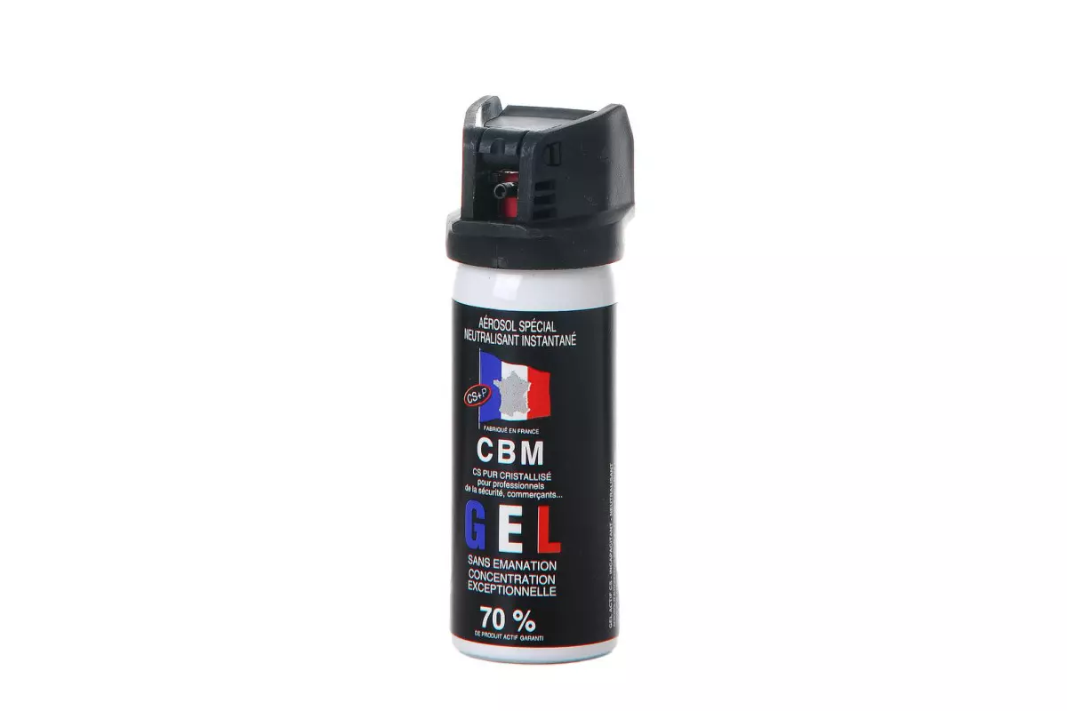 Bombe de défense GEL CS 50 ML