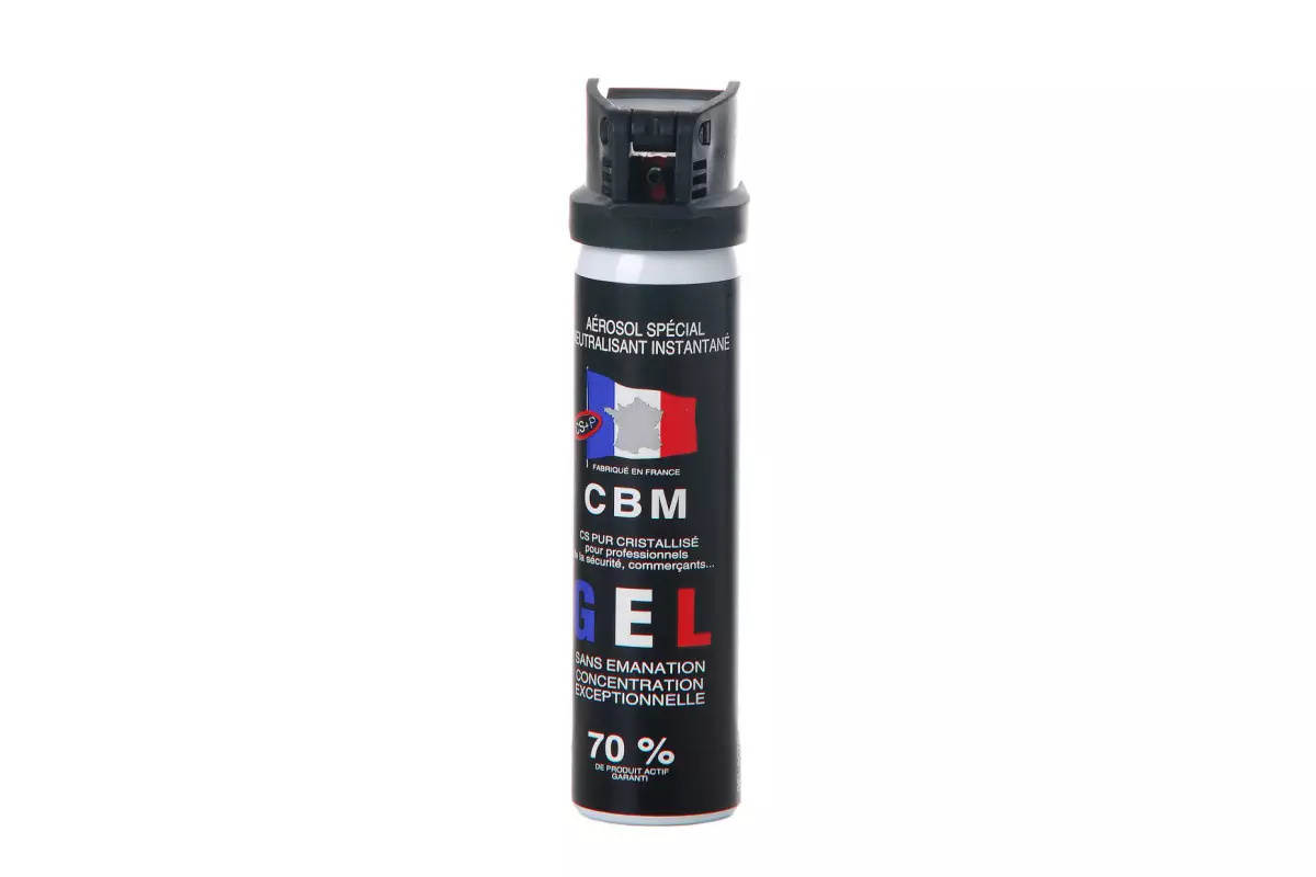 Bombe de défense GEL CS 75 ML