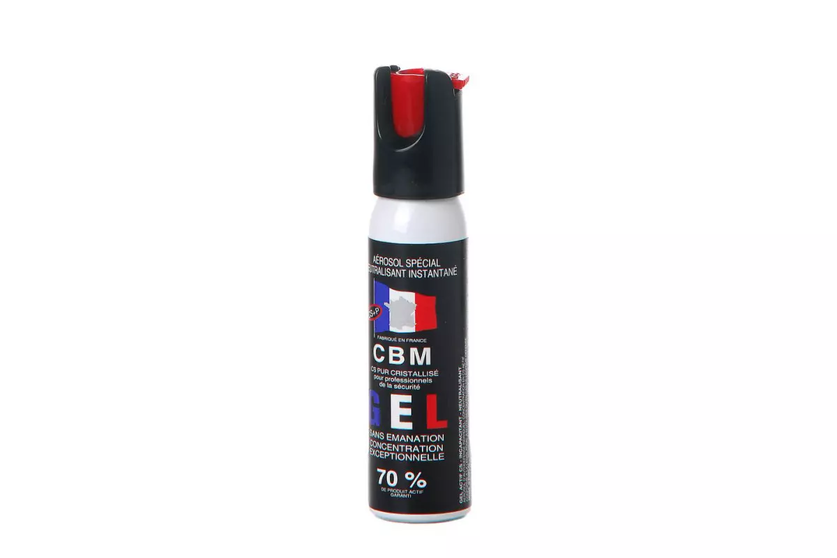 Bombe de défense GEL CS 25 ML