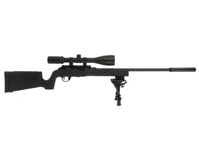 Carabine HAMMERLI ARMS Force B1 22 - Allweather Black Pack Sniper Lunette 6-24x50