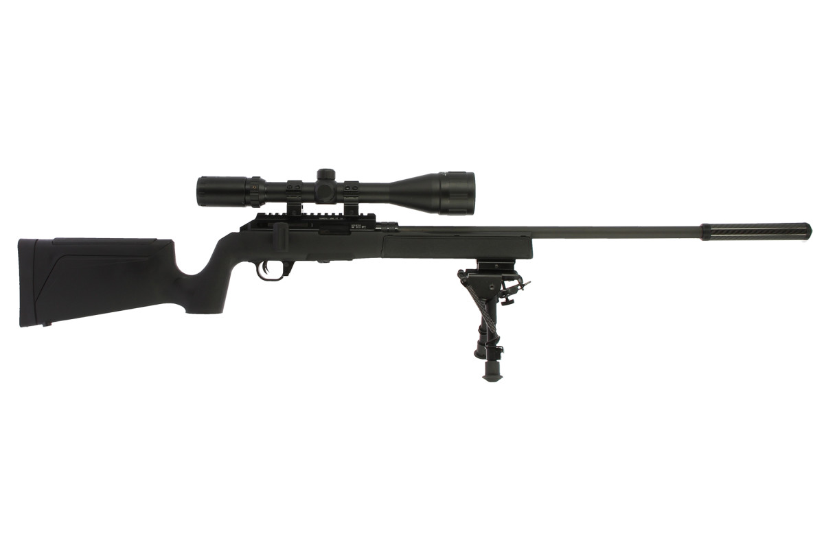 Carabine HAMMERLI ARMS Force B1 22 - Allweather Black Pack Sniper Lunette 6-24x50