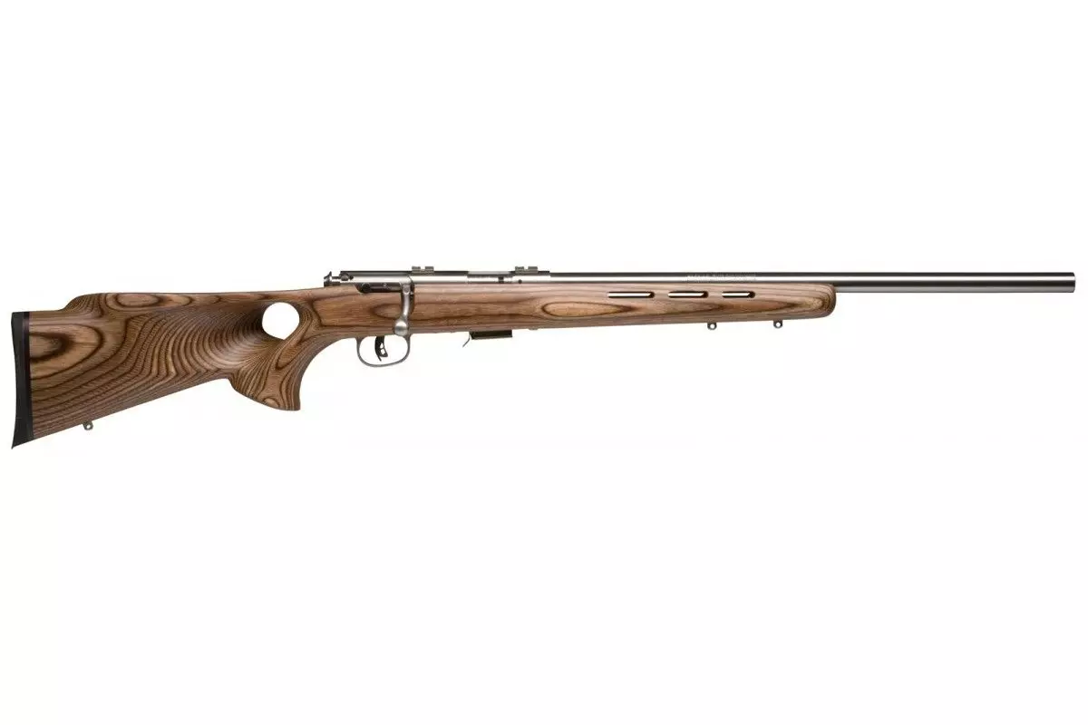 Carabine Savage 93R17 BTVS inox filetée 1/2-20 17 HMR 