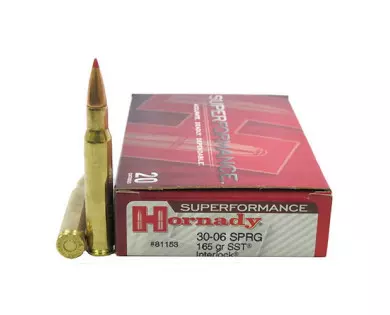 Munitions Hornady Superformance SST calibre 30-06 - 165 grai...