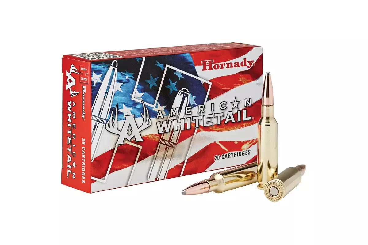 Munitions Hornady American Whitetail Interlock calibre 6,5 C...