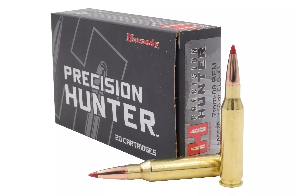 Munitions Hornady Precision Hunter ELD-X calibre 7mm-08 Rem ...