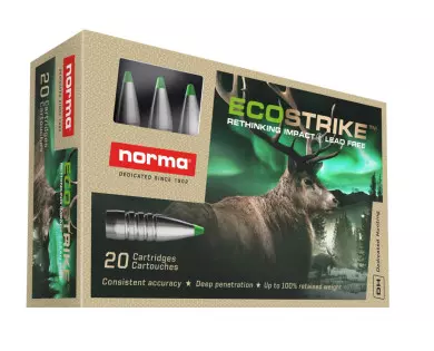 Munitions NORMA Ecostrike sans plomb calibre 30-06 - 165 gra...