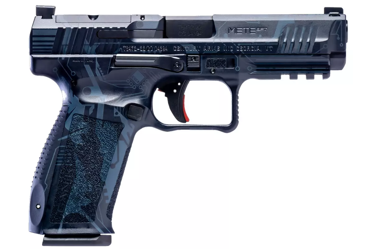 Pistolet CANIK Mete SFT Creation blue calibre 9x19 avis, car...