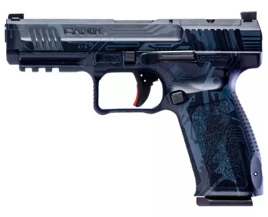 Pistolet CANIK Mete SFT Creation blue calibre 9x19 avis, car...