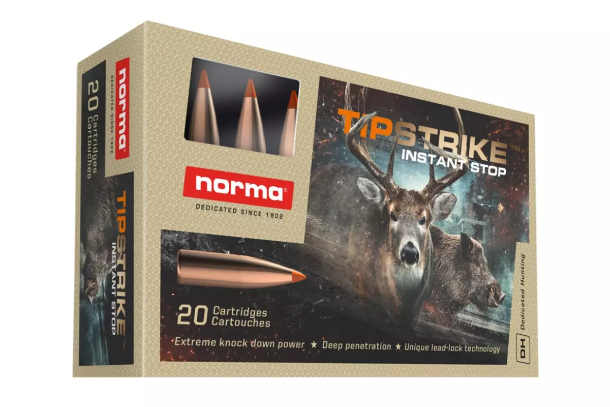 Munitions calibre 30-06 Norma TIP STRIKE