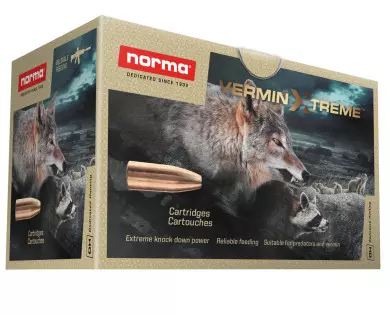 Munitions NORMA Vermin Xtreme calibre 243 Win - 76 grains av...