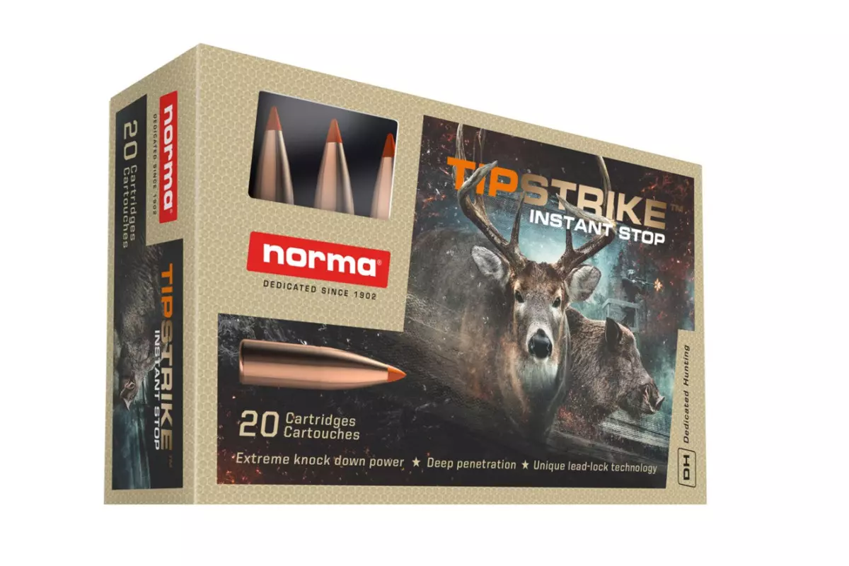 Munitions NORMA Tipstrike calibre 280 Remington - 160 grains...