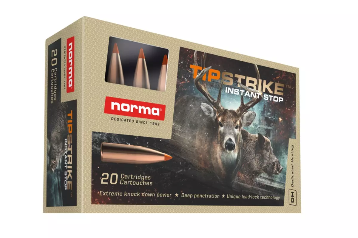 Munitions calibre 300Win Mag Norma TIP STRIKE