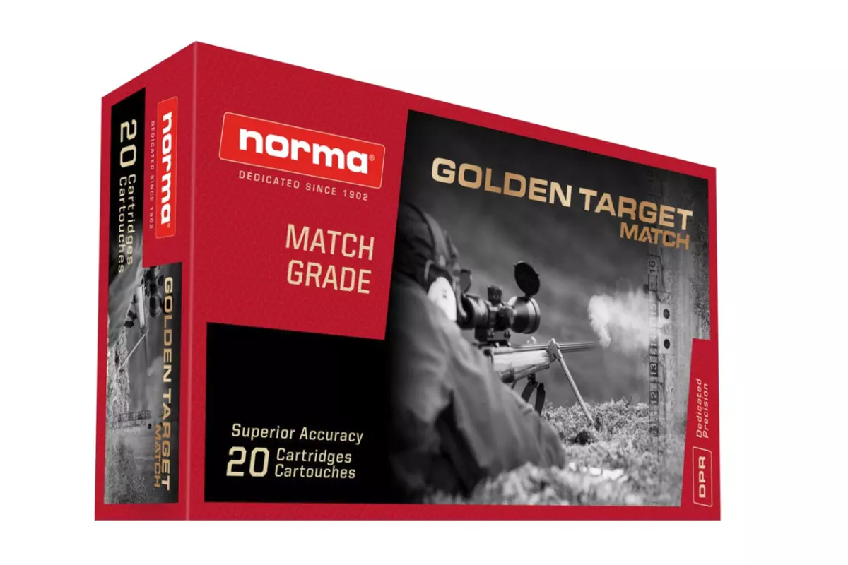 Munitions NORMA Golden Target calibre 308 Winchester - 168 g...